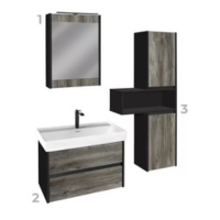 Falra rögzíthető kiegészítő szekrények