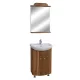 Bázis (55 cm) Medium Venatian Walnut komplett fürdõszoba bútor (felső+alsó)