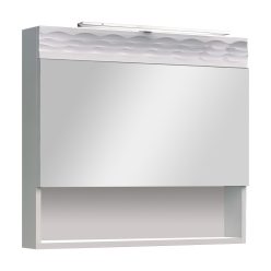 PRÉMIUM 01 ORLANDO white Tük.+LED 60cm