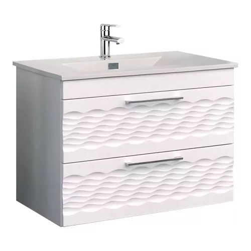 PRÉMIUM 02 ORLANDO WHITE (Fehér) Pengemosdóval 80cm