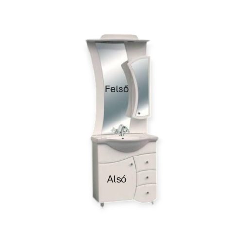 TREND 75 Felsõ lámpával Fehér
