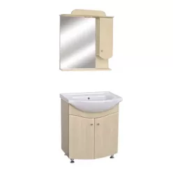   Bázis (75cm) Juhar komplett fürdõszoba bútor (felső+alsó) 