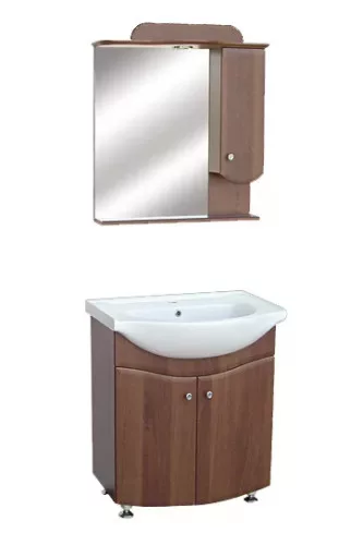 Bázis (75cm) Dió komplett fürdõszoba bútor (felső+alsó) 