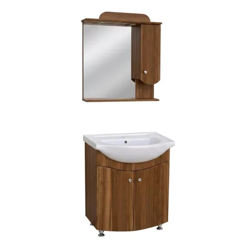 Bázis (65cm) Medium Venetian Walnut KOMPLETT fürdõszoba bútor (felső+alsó) 